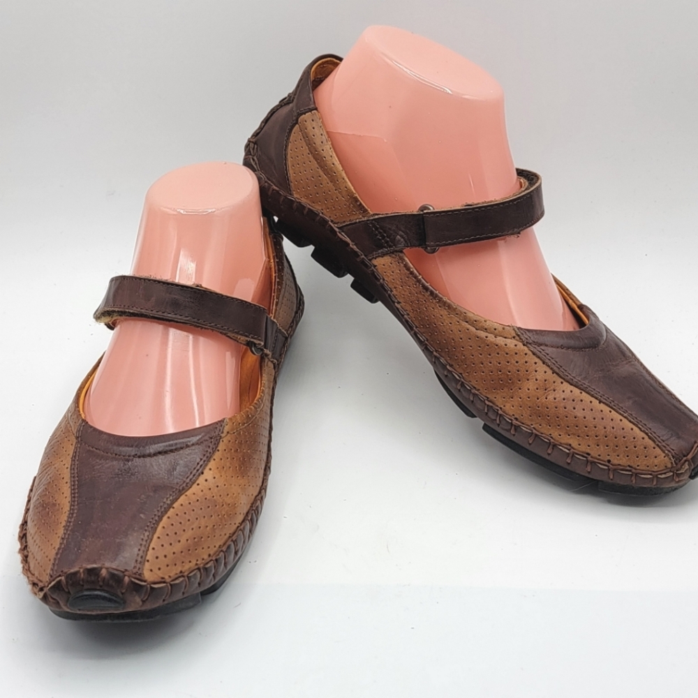 PIKOLINOS Women's Mary Jane Flats Size 39 (8.5-9)  #1325‎
